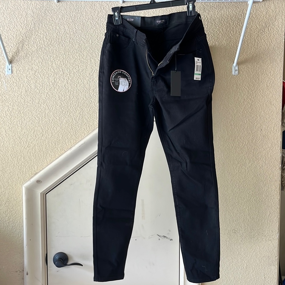 Curve Appeal Black Skinny Jeans